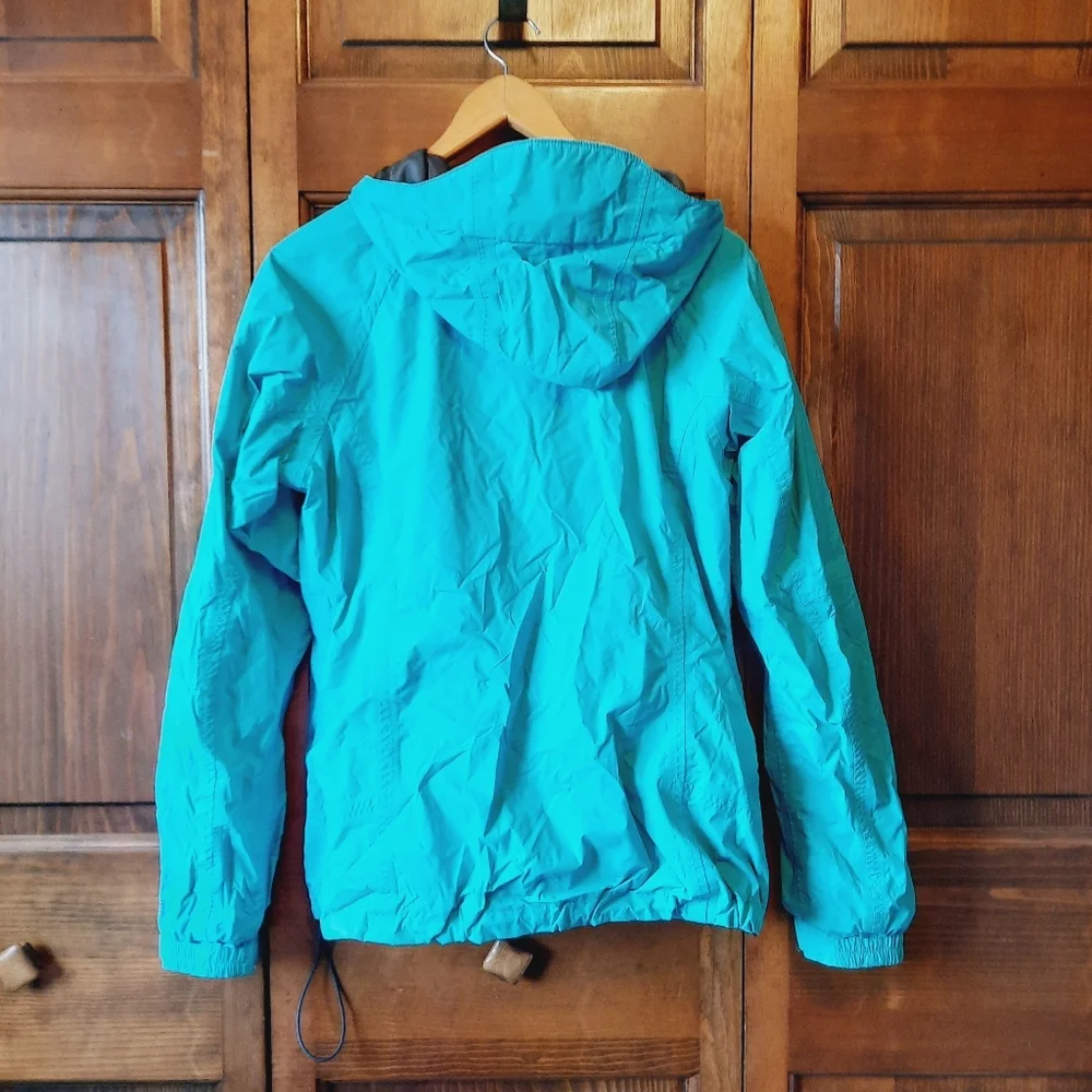 Columbia Arcadia II Lightweight Jacket green blue packable rain jacket size M - Picture 10 of 16